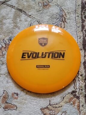 NEW Discmania Evolution Primal 1st Run Disc Golf Driver - Orange 174 Grams